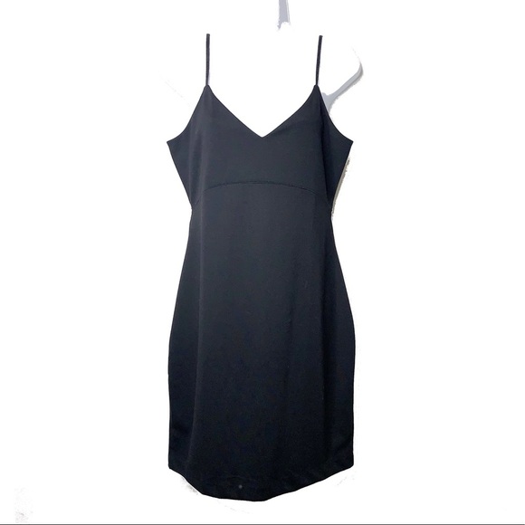 VICTORIA’S SECRET Black Mini Dress w/Mesh Cutouts S - Picture 2 of 8